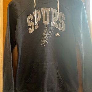 Adidas Black Spurs Hoodie